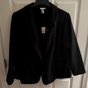 NWT cotton/stretch plus-size blazer